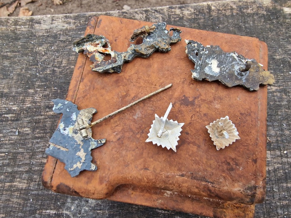 WW2 Original German Badges Front Item Relic.