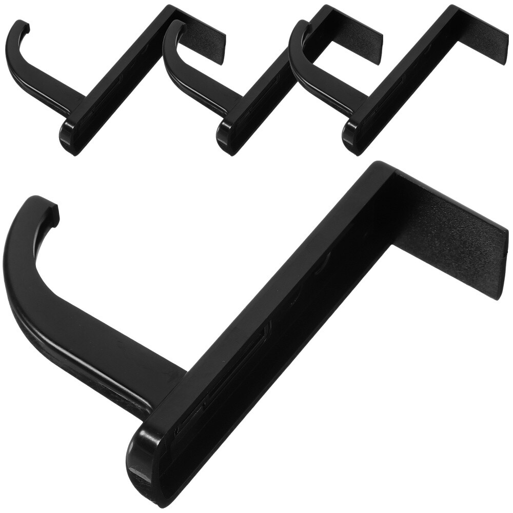 4 Pcs Computer Headset Holder Desk Headphone Hanger Under Desk Hook