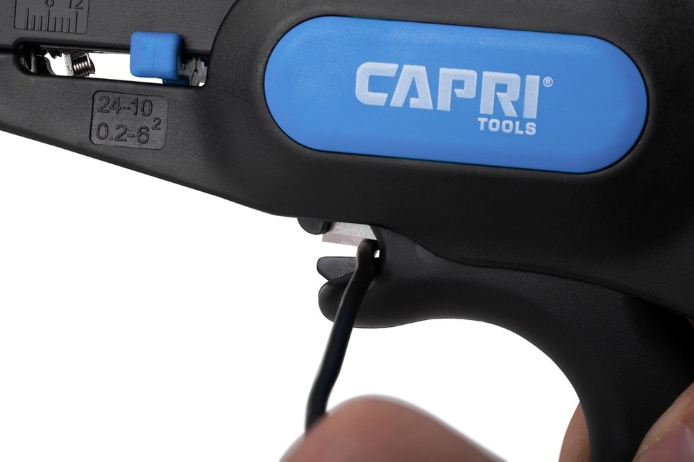 Capri Tools 20011 Automatic Wire Stripper and Cutter Small, Blue/Black