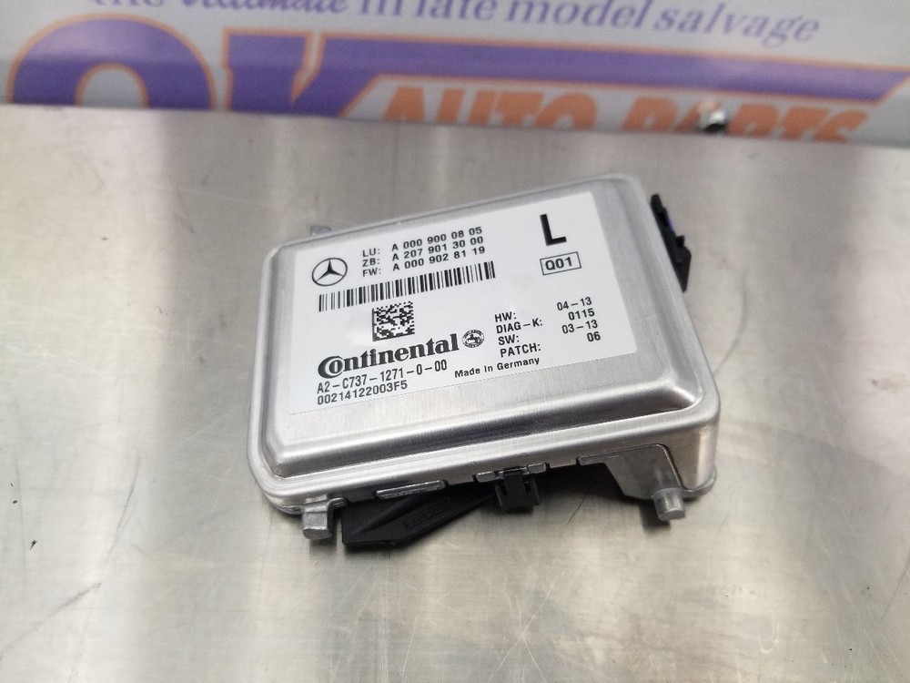 14 2014 MERCEDES E550 207 TYPE CONVERTIBLE MULTIPURPOSE CAMERA CONTROL MODULE