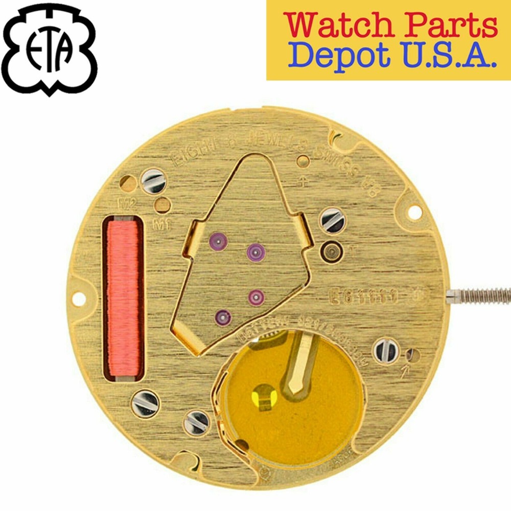 Genuine ETA E61.111 Swiss Made Quartz Movement, (Multiple Variation) - NEW!