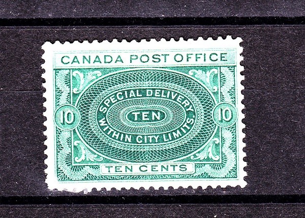 STAMPS: CANADA 1898 E1 MINT NG