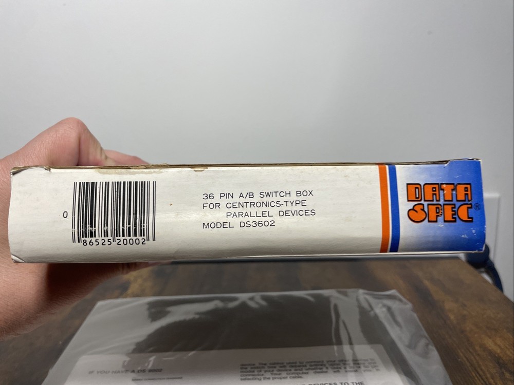 DATA SPEC DATA SWITCH BOX MODEL DS3602 - NEW OLD STOCK