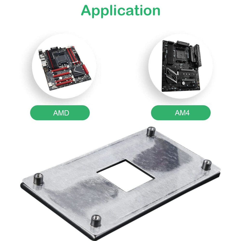 AM4 CPU Heatsink Bracket Backplane, Socket Retention Mounting Bracket Backplane