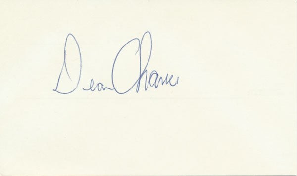 Dean CHANCE / Signature Signed