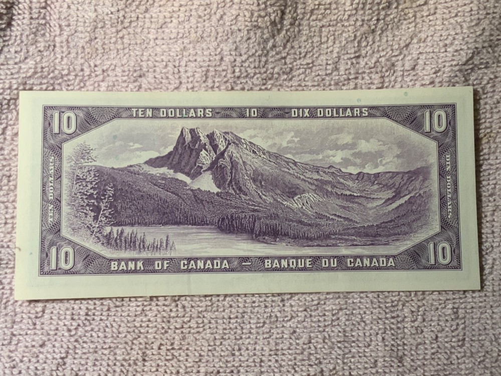 1954 Canada 10 Dollar Banknote BC40b (e)