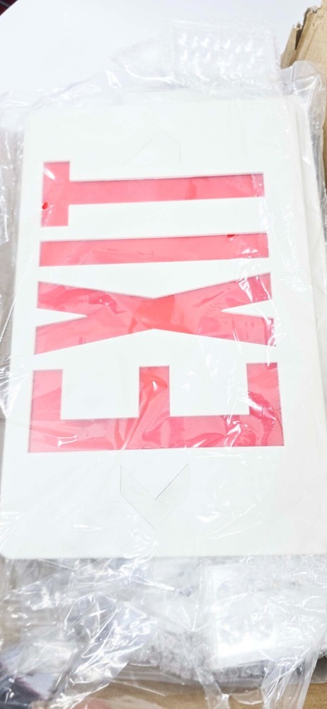 4 PACK - GRUENLICH LED Combo Exit Sign, Emergency Exit GR-EL008