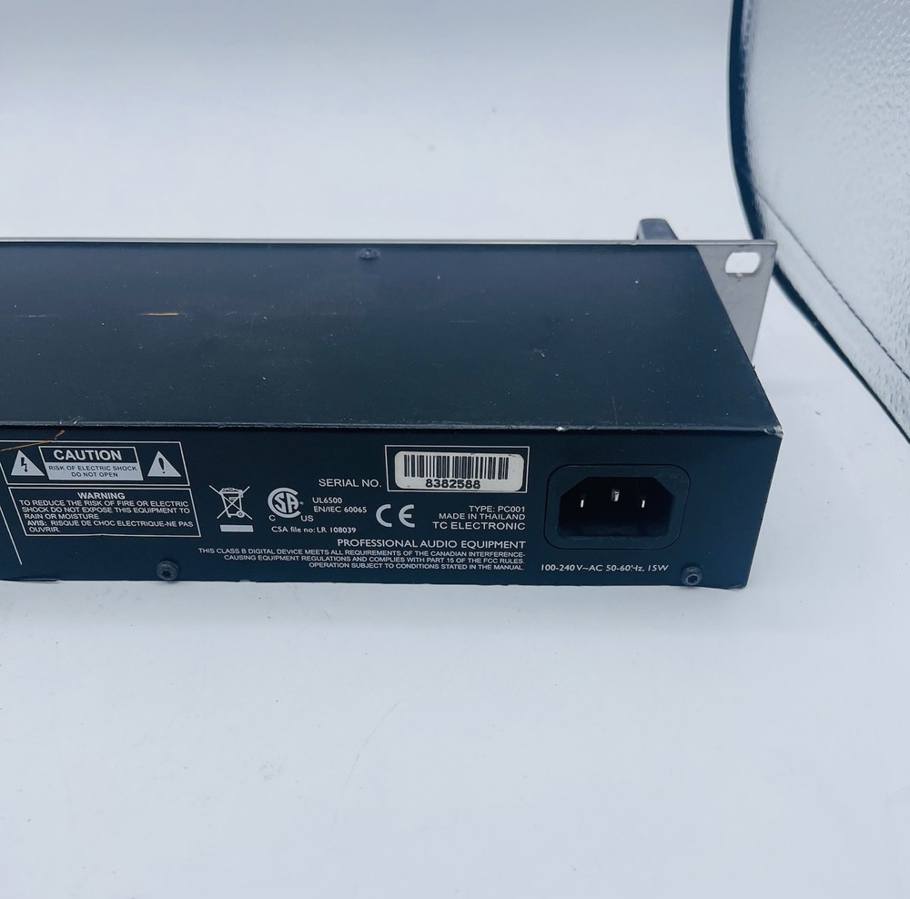 T.C. Electronic C300 Dual Stereo Gate Compressor (Untested) As Is