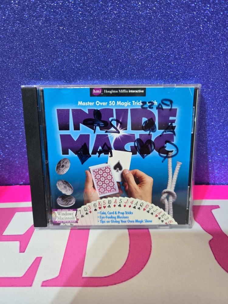 Inside Magic CD-ROM for Win/Mac PC Game Software