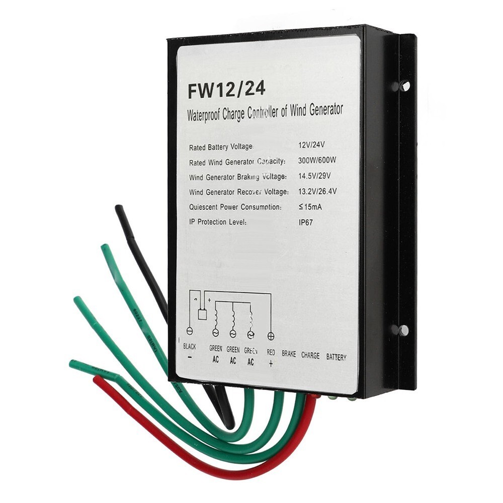Wind Turbine Charge Controller Solar Wind Hybrid Controller 600W 12v 24v 48v