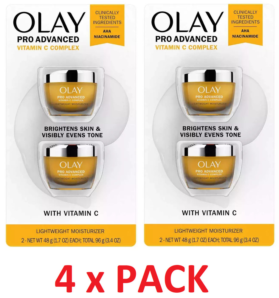 Olay Pro Advanced Vitamin C Complex, 4-pack Moisturizer ( 1.7 fl oz each)