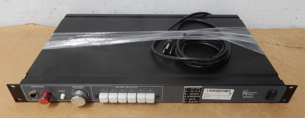 COLEMAN AUDIO MS6A SIX-INPUT SWITCHER WITH MONTIOR