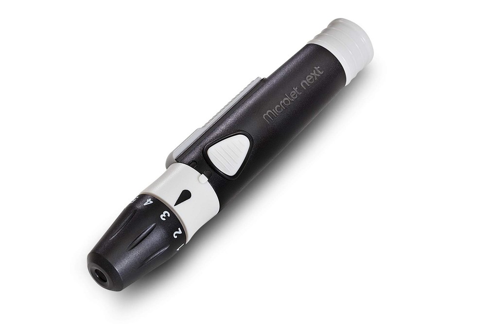Microlet Lancing Device + 100 Active Forward 30g Lancets 101 Piece Set