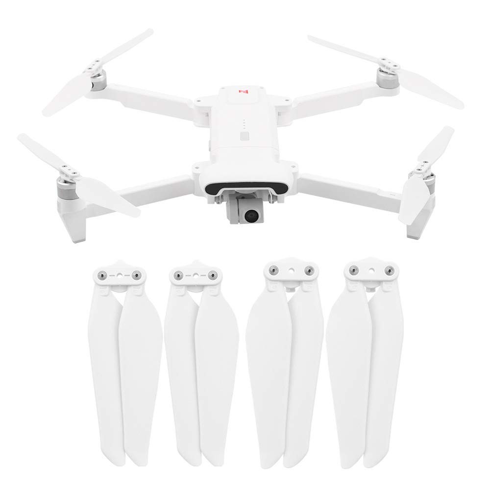 Xmipbs 4pcs Foldable Propellers Quick Release Prop Blades for 4Pcs, White