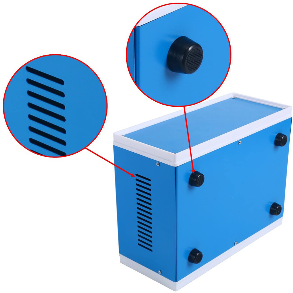 Electronic Enclosure Project Case DIY Metal Box Dustproof Junction Case Blue