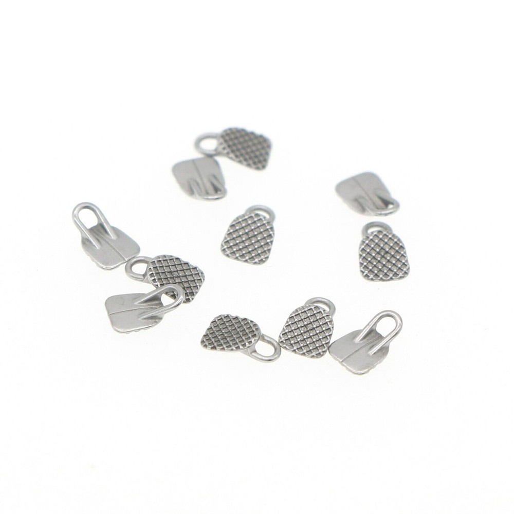 Dental Orthodontic Material Bondable Traction Hook Lingual Button Rectangular