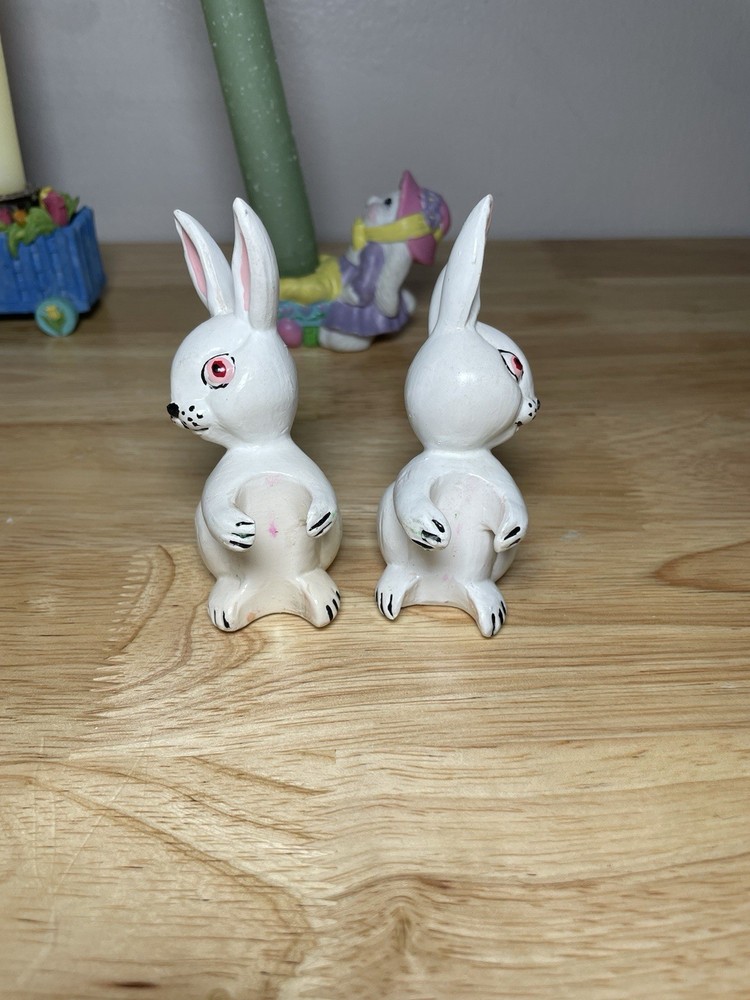 Big VTG Easter Lot! Easter Bunny Rabbit Train Candle Candlestick Dayton Hudson!