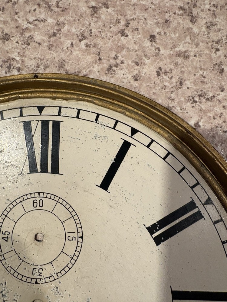 Antique Welch Verdi Clock Dial.