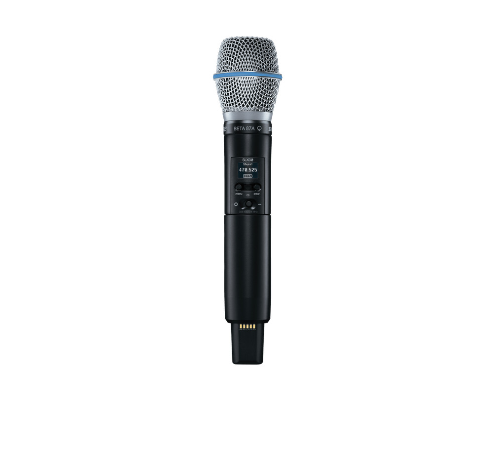 Shure SLXD2/B87A Wireless Handheld Microphone Transmitter with Beta 87A Capsule