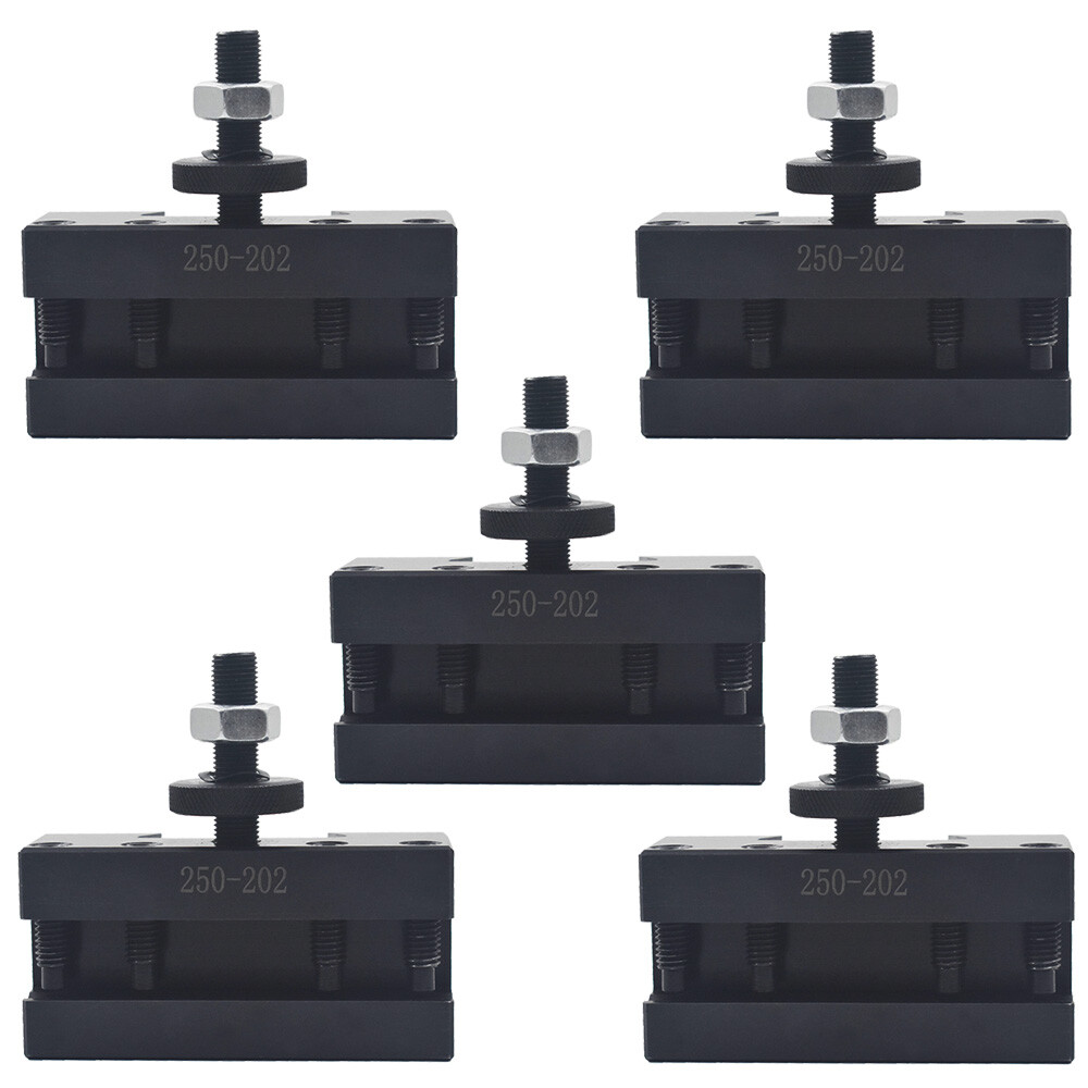 BXA #2 250-202 Quick Change Turning Facing & Boring Tool Post Holder 5Pcs