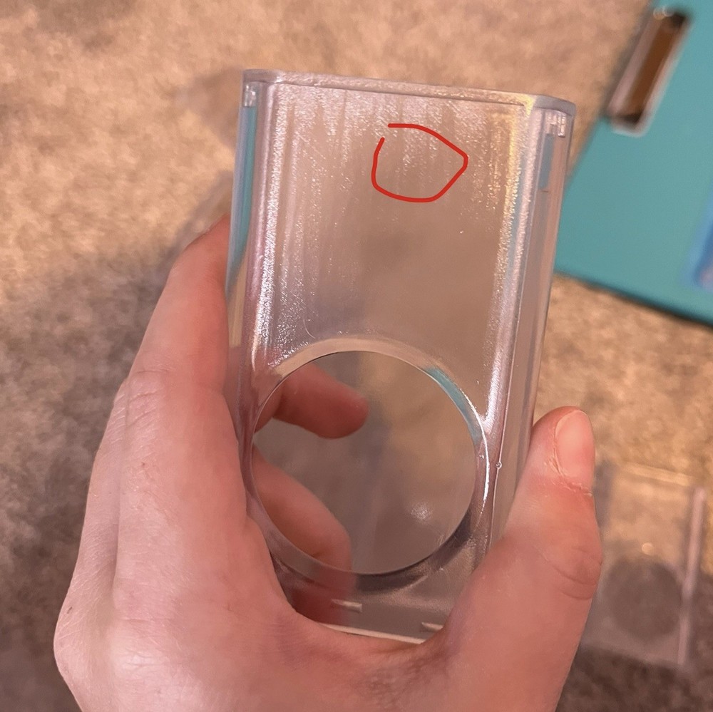 B GRADE Clear Resin iPod Mini Housing (Read Description)