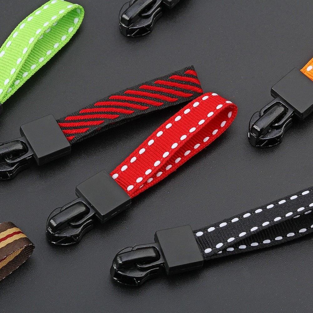 20 Pcs Webbing Zipper Heads Clothes Puller Purse Replacement
