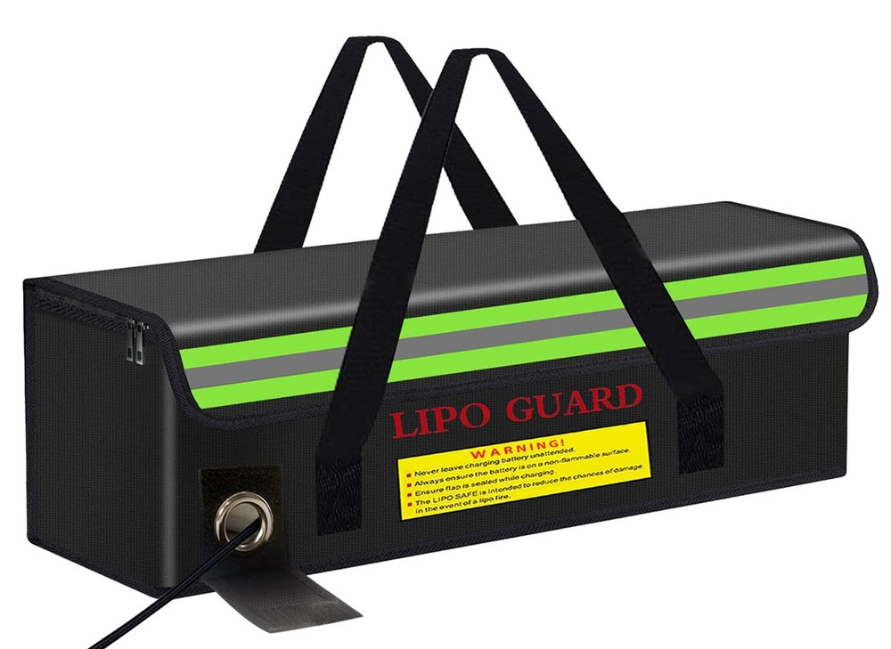 Lipo Battery Safe Bag Fireproof Storage Case