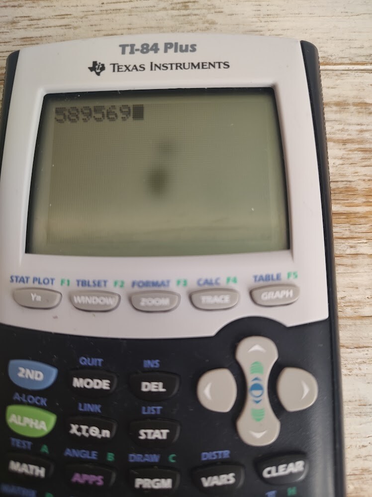 Texas Instruments TI-84 Plus Graphics Calculator Black Tested Working With Cover