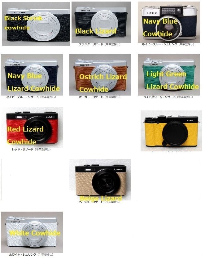 Camera Replacement Skin Cover Leather Material from JAPAN