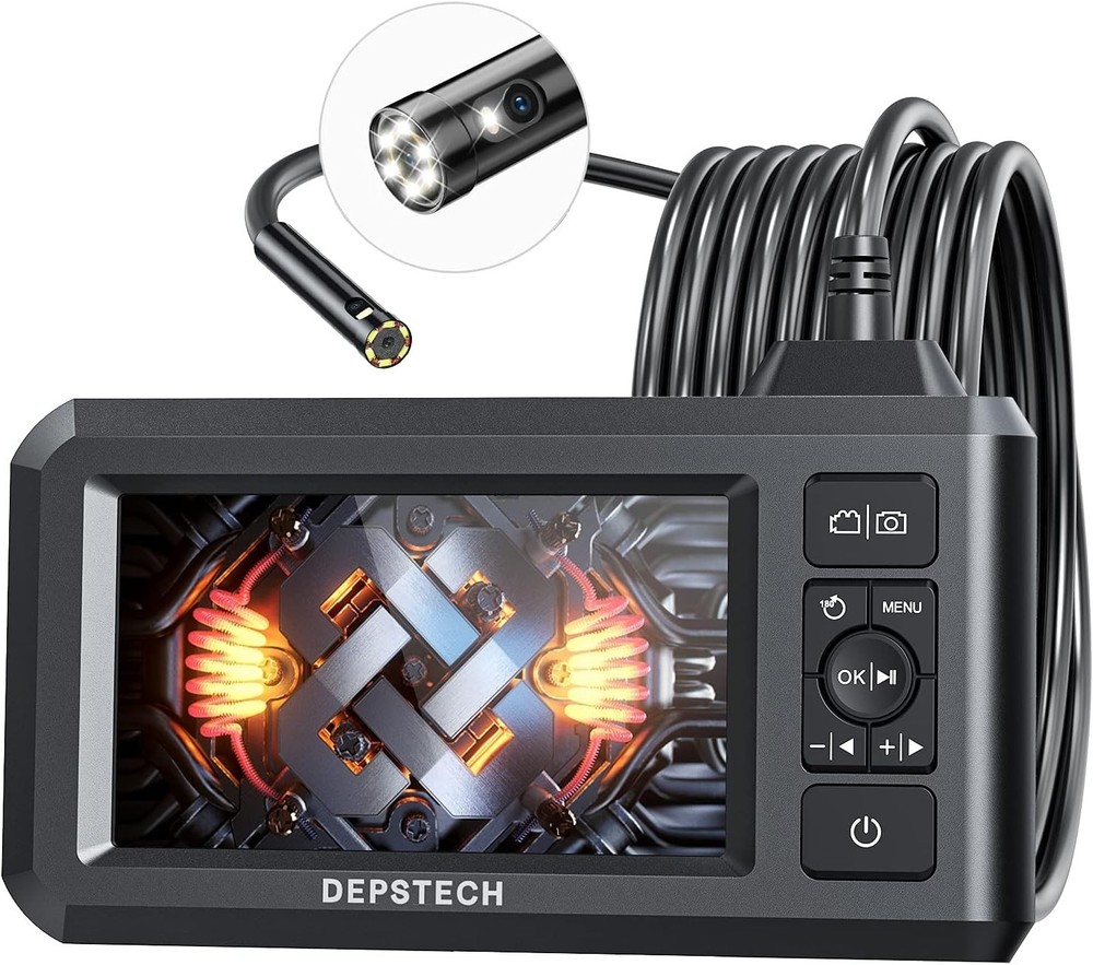 Versatile 1080P Industrial Endoscope Camera with 4.3" Screen & USB Connectivity