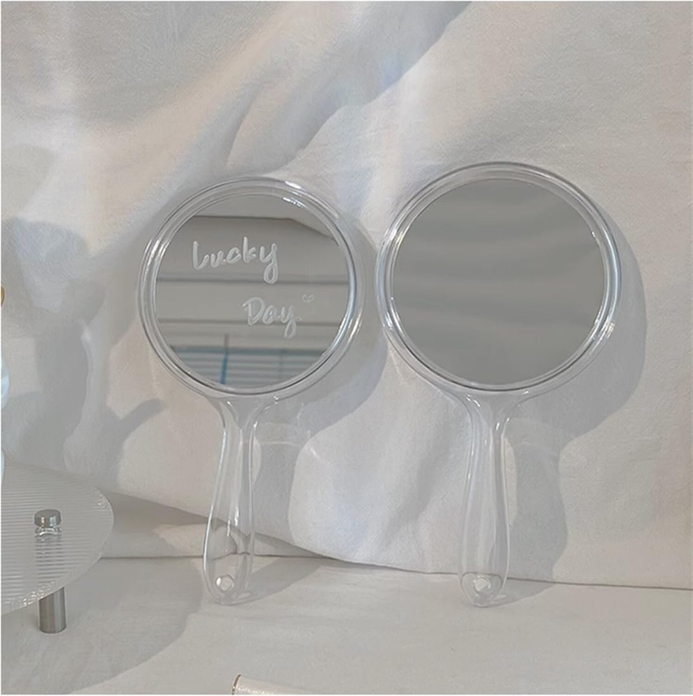 Makeup Hand Mirror, Double-Sided Handheld Mirror 1X/3X Magnifying Mirror with...