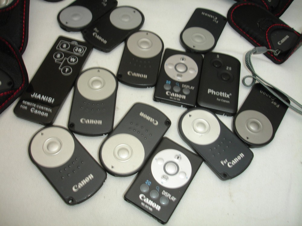 CANON Camera Remote Control Lot 20 pcs Untested