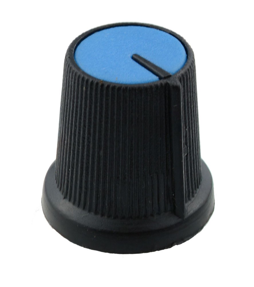 Blue 6mm Pointer Control Knob Potentiometer