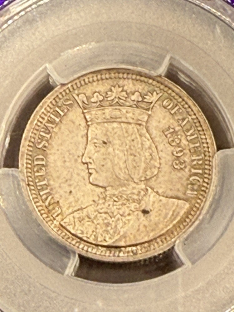 1893 Isabella Quarter Commemorative MS-65 PCGS Certified