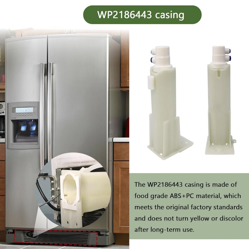 WP2186443 Refrigerator Water Filter Housing For Kenmore 100% New Replacement
