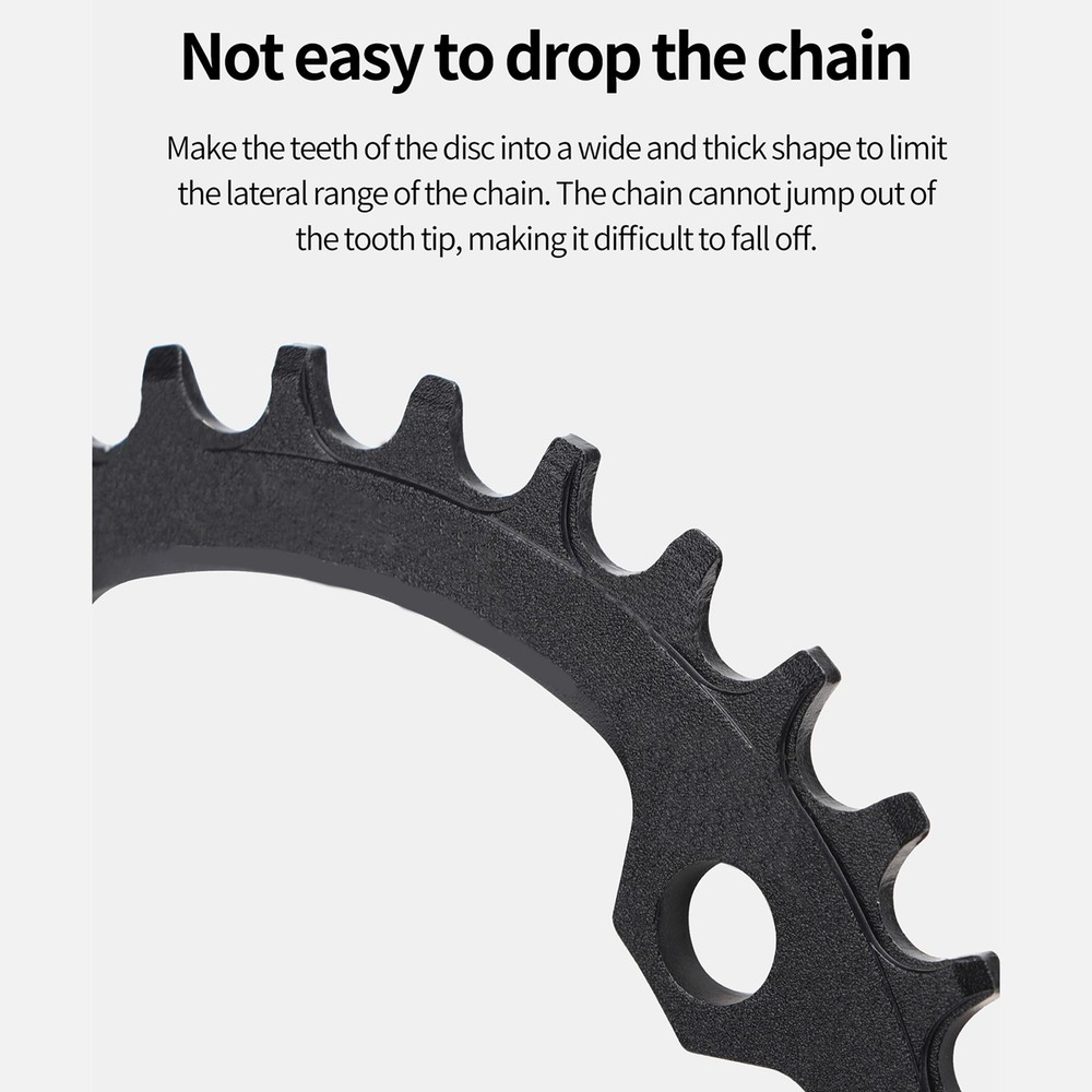 MEROCA Crankset Bottom Bracket 36T Black