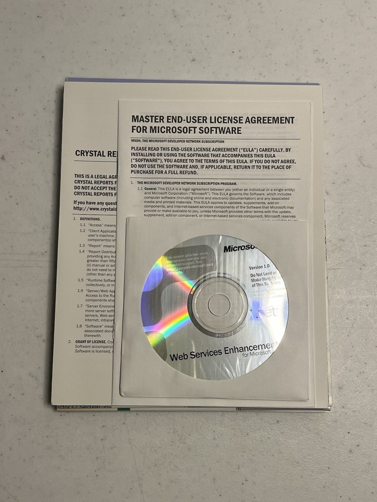 Microsoft Visual Studio .NET Resources Kit NEW UNUSED Web Services CD & Posters