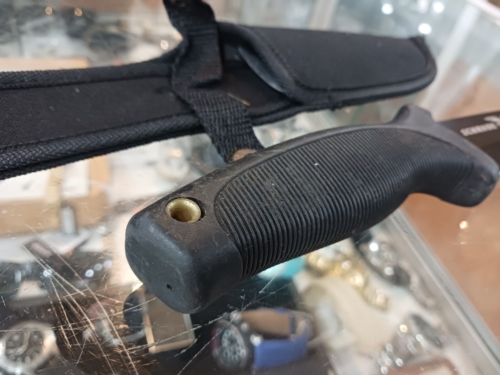 SCHRADE X TIMER DROP POINT KNIFE 4 1/4" FIXED BLADE - XT2B