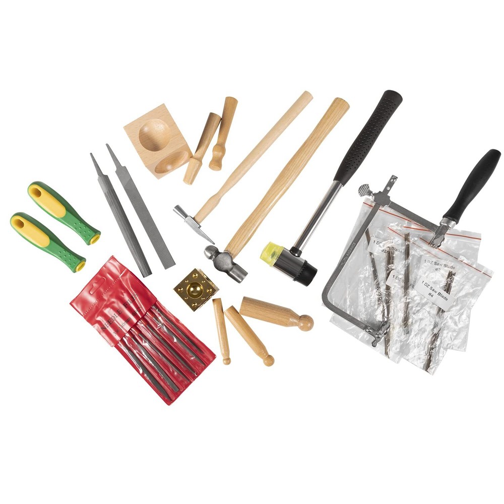 Metalsmith Tools Kit Beginners Apprentice Metalsmithing Jewelry Making Tool Set