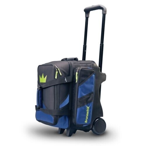 Brunswick Quest 2 Ball Roller Bowling Bag Black