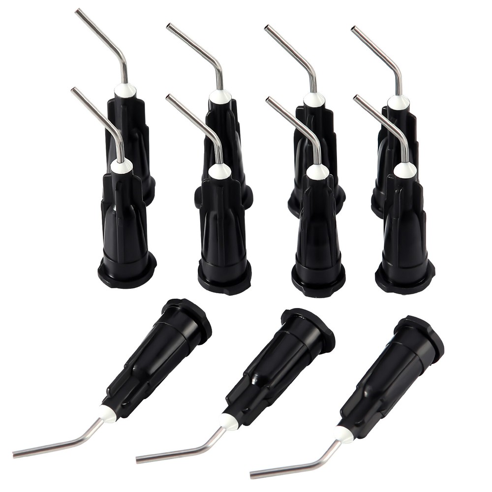 100PCS JMU Dental Pre Bent Needle tips Different Size