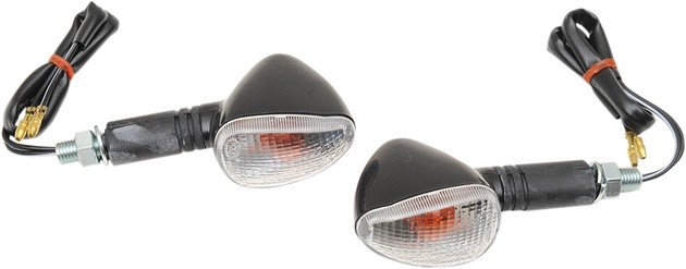 K&S Compact Flexible Marker Light Single Filament Black Clear