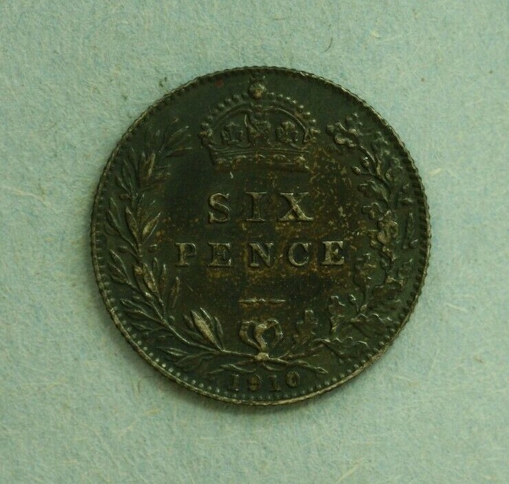 Great Britain 1910 6 Pence A403