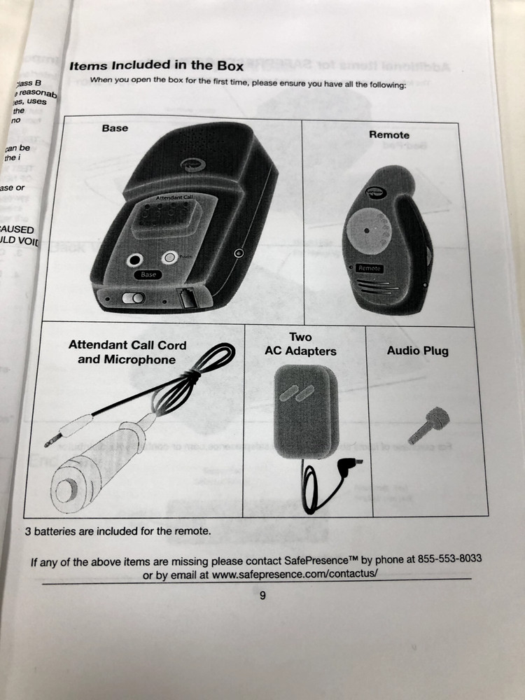 Safe Presence Audio Attendant System | Open Box | Tested + Working!