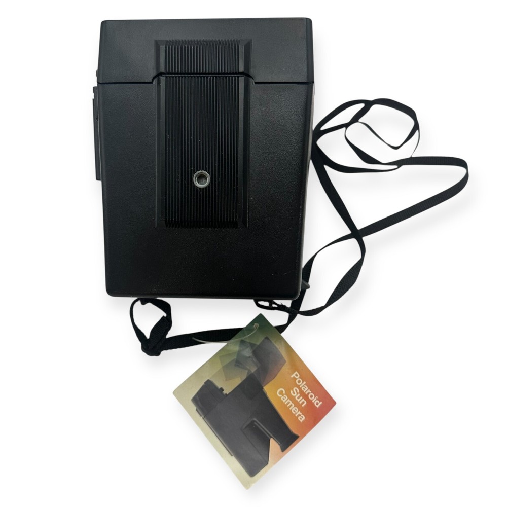 Vintage Polaroid Sun600 LMS Instant Camera With Strap