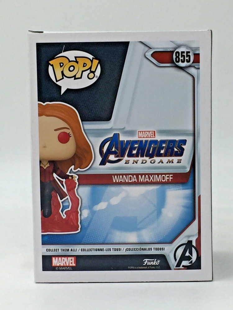 Funko Pop! Marvel MCU Avengers Wanda Maximoff #855 Glows SE With Pop Protector