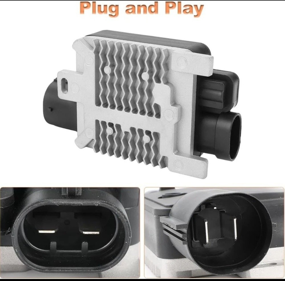 Engine Cooling Fan Control Module Compatible with 2007-2015 Flex Edge MKX 2006-2