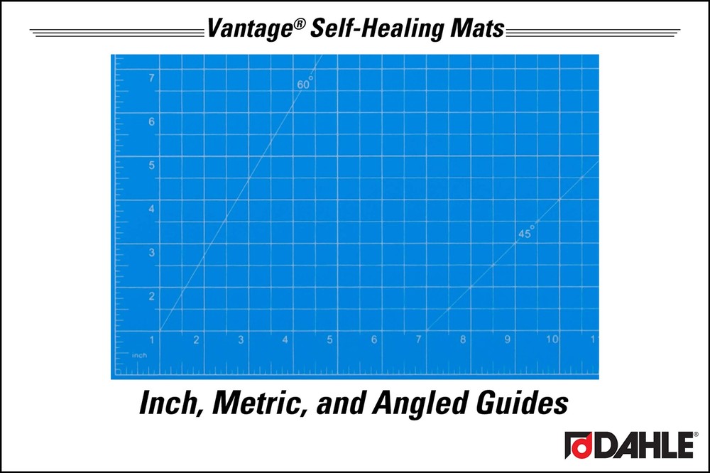 Vantage 18"x24" Premium Cutting Mat Self-Healing 5-Layer Design Blue