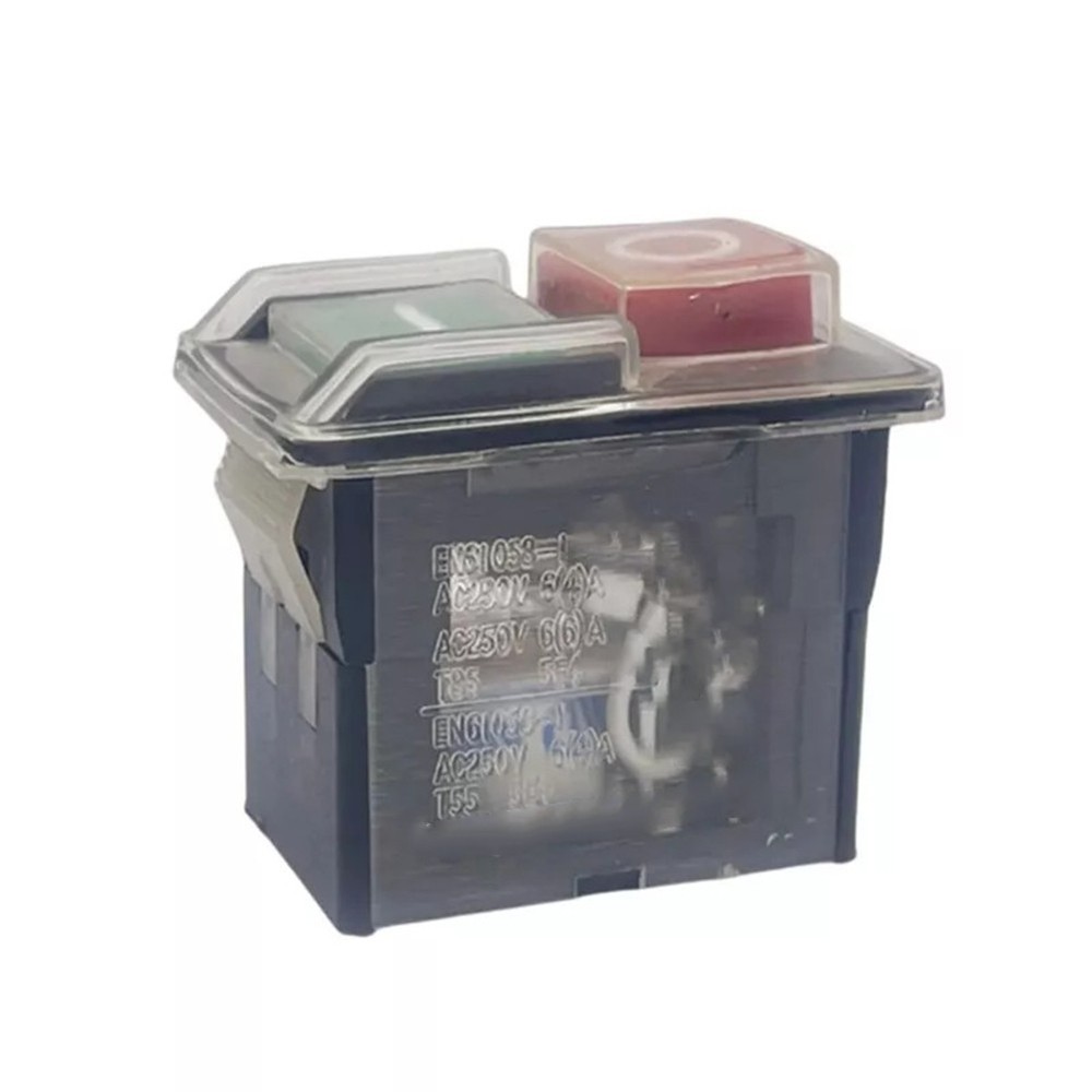 Electromagnetic Pushbutton Switch with Stop Functionality for Machinery