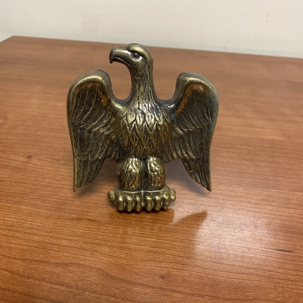 Vintage Brass Eagle Wall Mount Curtain Tie Back